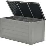 Garden Impressions Auflagenbox Primo Kissenbox Gartenbox Aufbewahrungsbox Garten (Set, Box inkl. Deckel), wasserdicht / abschließbar / wetterfest grau 830 l | 160 cm x 76 cm x 78 cm