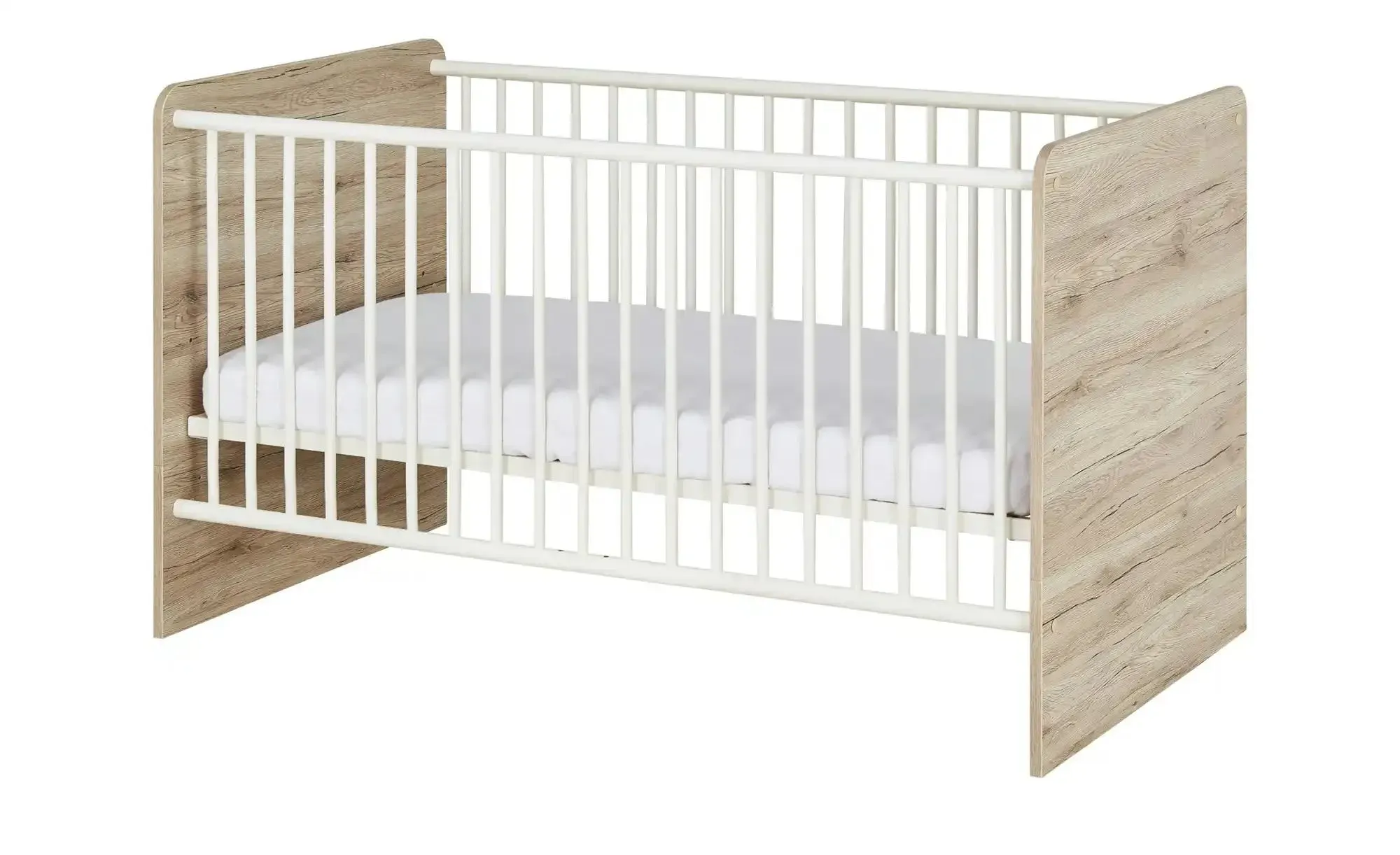 Babybett  Cariba ¦ holzfarben ¦ Maße (cm): B: 80 H: 85 T: 143.0