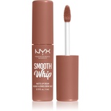 NYX Professional Makeup Smooth Whip Matte Lip Cream Lippenstift mit geschmeidiger Textur für perfekt glatte Lippen 4 ml Farbton 01 Pancake Stacks