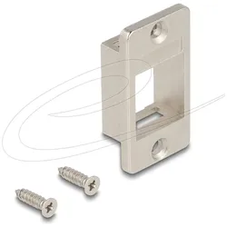 Delock Leeres Keystone-Patchpanel - 1 Anschluss