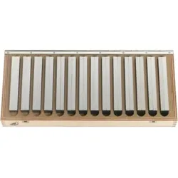 Helios-Preisser Parallel-Unterlagen, 9 Paar im Satz 10-42 mm 150 mm