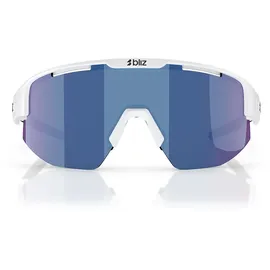 Bliz Matrix Small - 2026 Matt White/Smoke mit Blue Multi