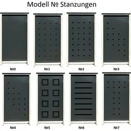 SRM Design Mülltonnenbox Modell No.2 240 l grau