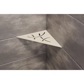 Schlüter Systems SHELF-E-S1 Wand-Ablagesystem Curve Aluminium Steingrau
