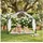 [en.casa] Outdoor Hundezelt Valevali 122x122x90 cm Schwarz/Weiß [en.casa]