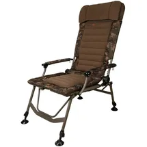 Fox International Campingstuhl Super Deluxe Recliner Highback Braun