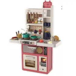 Spielküche mit Zubehör - rosa