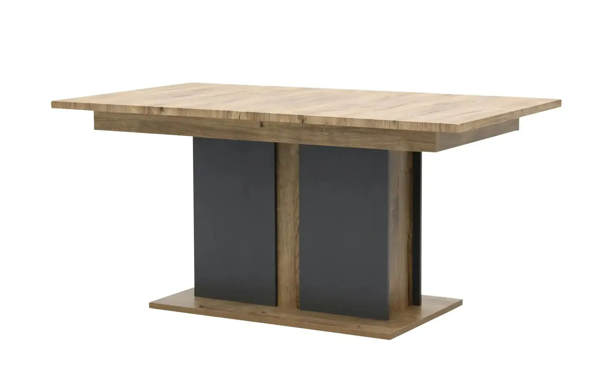 uno Säulentisch ausziehbar New York , holzfarben , Maße (cm): B: 90 H: 76