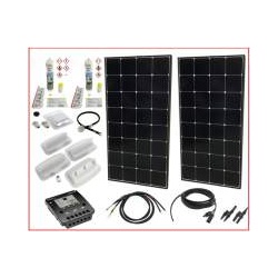 Dietz P240W_PH_LCD Solaranlage Sunpower 240W - Phocos Regler LCD f. 2 Batterien