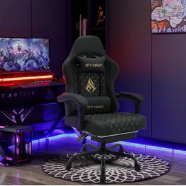 luxuskollektion Symino Gaming-Stuhl Schwarz PC
