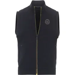 Sweatweste CASAMODA "CASAMODA Sweatweste uni", Herren, Gr. 3XL, blau (dunkelblau), 100% Baumwolle, Westen