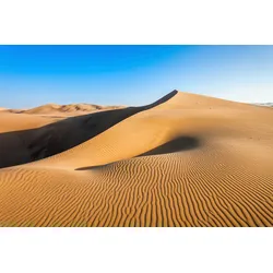 Fototapete PAPERMOON "WÜSTE-NATUR LANDSCHAFT SAND DÜNEN STRAND PYRAMIDEN XXL", bunt, B:3,00m L:2,23m, Vlies, Tapeten