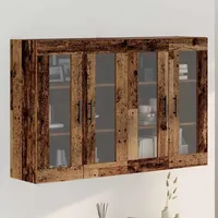 vidaXL Sideboard Wandschränke 2 Stk. Altholz 69,5 x 34 x 90 cm Holzwerkstoff (2 St)