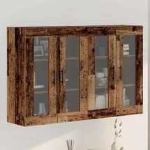 vidaXL Sideboard Wandschränke 2 Stk. Altholz 69,5 x 34 x 90 cm Holzwerkstoff (2 St)
