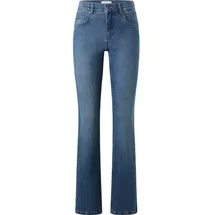 Angels Jeans Leni mit Bootcut in mittelblauer Waschung-D36 / L29