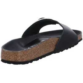 Birkenstock Madrid Big Buckle Nubukleder geölt schmal schwarz 40