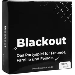 more is more - Blackout - Black Edition