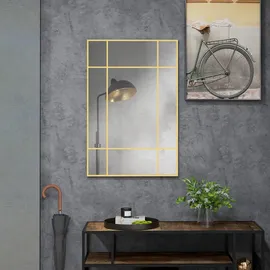 Homcom Wandspiegel 110 x 60 cm Gold