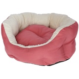 Kerbl Pet Pet Kittenbett, Kuschelbett für Kitten und kleine Katzen, Mit Wendekissen und Anitrutschboden, 45x40x20 cm, Himbeer-Rosa