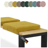 lycce Bankauflage 35 x 40 x 5 cm senf 1 St.