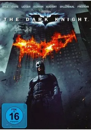 DVD Batman - The Dark Knight | Action Fantasy Film 2008 | FSK 16 | Christian Bale, Heath Ledger | 147 min Laufzeit