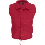 E.COOLINE PowerVital Kühlweste Unisex - Erwachsene mit Nierenschutz-120-126 cm Brustumfang-Rot - 3XL