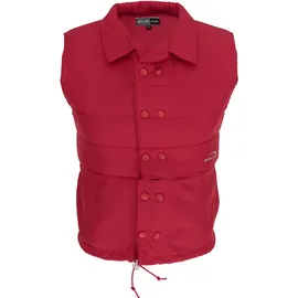E.COOLINE PowerVital Kühlweste Unisex - Erwachsene mit Nierenschutz-120-126 cm Brustumfang-Rot - 3XL