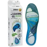 SIDAS Cushioning Gel Memory Einlegesohlen 1 St Blau/Schwarz 44-45