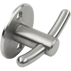 Siro Mantelhaken Piletas Breite 64 mm, Höhe 42 mm, Edelstahl gebürstet