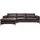 Roller Ecksofa, & grau - Webstoff - Liegefunktion - Staukasten links,