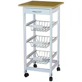 Hti-Living HTI-Line Küchenwagen S Blanca