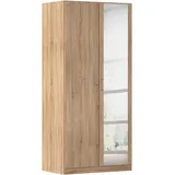 Rauch Kleiderschrank Bergheim 91 x 197 x 54 cm Beige