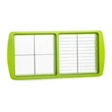 Genius Nicer Dicer Smart Gemüseschneider Messereinsatz 2 in 1, 5 x 30, 30 x 30 mm, Gemüsehobel Obstschneider Ersatzteil, schneiden Gemüse in Würfel Stifte Scheiben Streifen