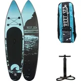 Deep Sea SUP Board Set Flow 300cm - Schwarz/Blau