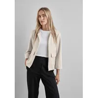 STREET ONE Damen A321942 Offene Jacke, Smooth sand beige 44 - 42