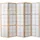 Homestyle4u Paravent Braun, 220x175 cm 169