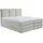 MID.YOU Boxspringbett, - hellgrau - H3/H4 - Bettkasten, - inklusive Topper - 160x200 cm,
