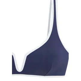 ELBSAND Triangel-Bikini Damen Blau 38 Cup C/D