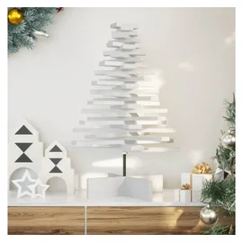 vidaXL Weihnachtsbaum zum Schmücken Weiß 80 cm
