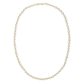 Fascination by Ellen K. Collierkettchen Gold 585 Perle weiß 6mm / Gelbgold
