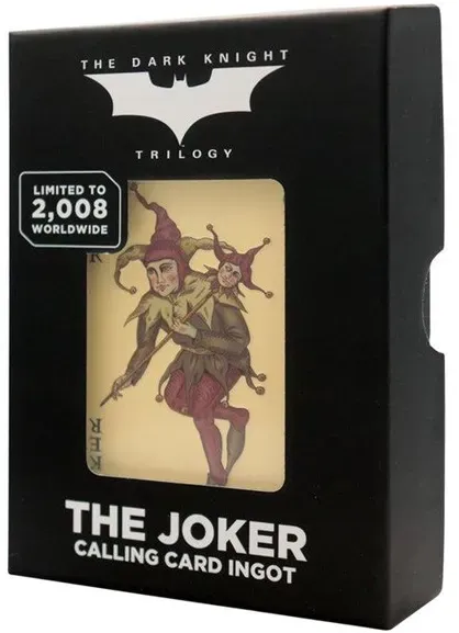 - Batman Limited Edition Joker Calling Card Ingot