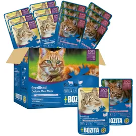 Bozita Sterilised Häppchen in Gelee mit Fleisch 12 x 85 g
