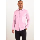 John Devin Langarmhemd »elastische Baumwollqualität« für maximale Bewegungsfreiheit durch Stretch Gr. XL (43/44) N-Gr, rose, , 37604220-XL N-Gr