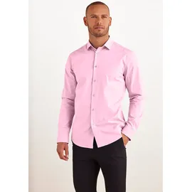 John Devin Langarmhemd »elastische Baumwollqualität« für maximale Bewegungsfreiheit durch Stretch Gr. XL (43/44) N-Gr, rose, , 37604220-XL N-Gr