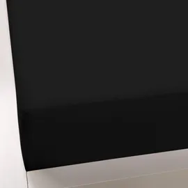 Bella Donna Jersey 120 x 200 - 130 x 220 cm schwarz
