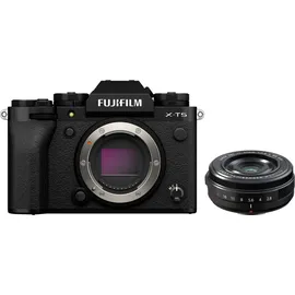 Fujifilm X-T5 Gehäuse schwarz + Netzteil + USB-Kabel + Akku
