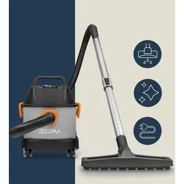 Zeegma Zonder Pro Compact Graphit Industriestaubsauger 1000W mit HEPA-Filter