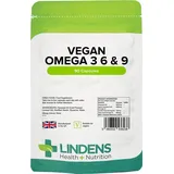 Lindens Vegane Omega 3 6 & 9 1000 mg (90 Kapseln)