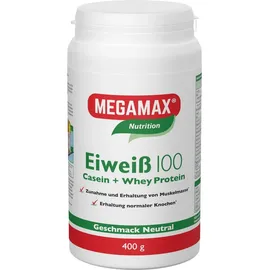 MEGAMAX Eiweiß 100 Neutral Pulver 400 g