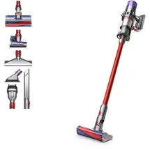 Dyson V11 Fluffy nickel/rot